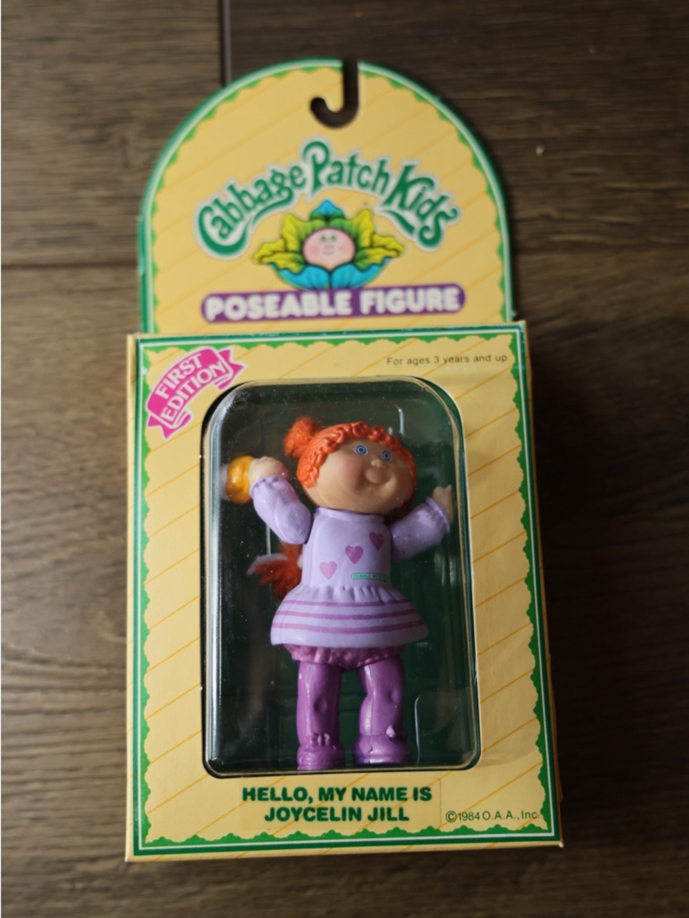 Vintage 1984 Cabbage Patch Kids Poseable Figure JoyceLin Jill First Edition NIB